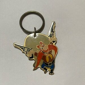 Yosemite Sam Metal Keychain